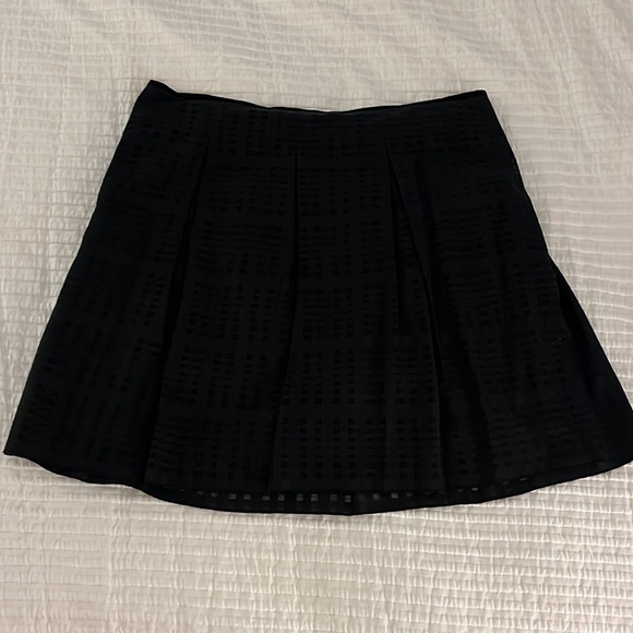 Vince black windowpane pattern skirt - Picture 4 of 4